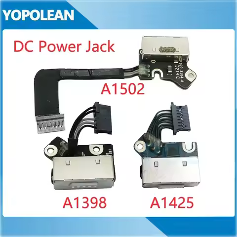 Original DC Power Jack For Macbook Pro 13" 15" Retina A1398 A1425 A1502 Charging Port 2012 2013 2014
