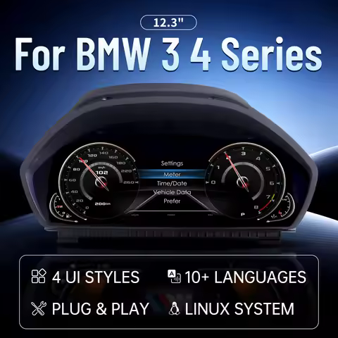 12.3 Lcd digital Instrument Panel Cluster For BMW 3 4 Series F30 F31 F34 F32 F33 F36 Virtuele Cockpi