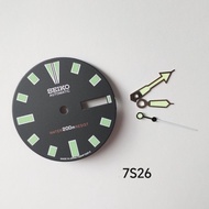 Seiko Divers Hands And Dial Replacement Luminous 7S26 Medium/Large