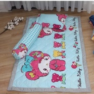 Cool Cotton Fabric Baby School Mattress Size 75cm x 105cm Includes 1 Pillow, 1 Baby Pillow