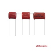 2pcs CBB Polypropylene film capacitor pitch 104 100nF 250V 400V 630V 104j