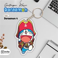 GANTUNGAN Doraemon Keychain - Doraemon Keychain - Acrylic Keychain - Character Key Chain