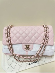 Chanel cf classic flag cf25 粉紅色 Sakura pink  22s