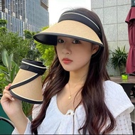Womens UV Protection Hat Ratan UV Sun Cap Hat