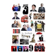 Inside No. 9 TV Series 2-Pack Sticker Books for Laptop, Notebook & Journal Decoration