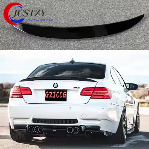 JCSTZY P Style For BMW E92 Spoiler 3 Series 2 Door E92 M3 & E92 Coupe ABS Spoiler Performance Style
