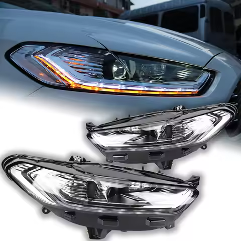 AKD Car Styling for Ford Fusion Headlight 2013-2016 Mondeo LED Head Lamp H7 D2H Hid Dynamic Signal B