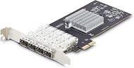 StarTech.com 4-Port GbE SFP Network Card, PCIe 2.0 x2 (x4, x8, x16 Compatible), Intel I350-AM4, Quad