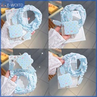 【E-WOITD】 INS เคสป้องกันสายชาร์จรูปผีเสื้อสำหรับ iPhone 16 15 PRO MAX 18W 20W ชุดอุปกรณ์ม้วนสายข้อมู