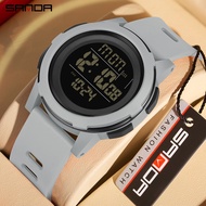 SANDA Digital Watch Men Military Army Sport Wristwatch Top Brand Luxury LED Stopwatch Waterproof Male Electronic Clock Gift 2188-1