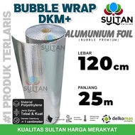 Plastik Bubble Wrap Alumunium Foil 120cm x 25m khusus ekspedisi