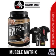 Muscle Matrix Whey Susu Protein Concentrate Whey Protein Halal Protein Susu Gym Powder  (900g)