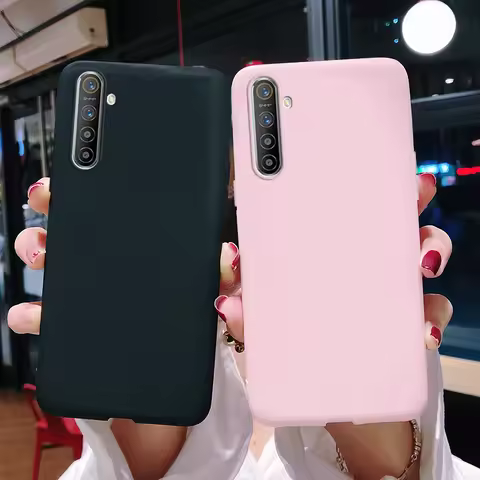 For OPPO Realme X2 XT Case Cute Candy Color Soft Silicon TPU Matte Back Cover For Realme XT X2 X 2 P