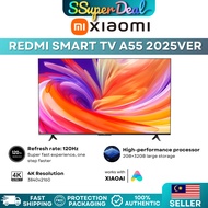 (FREE MINI KEYBOARD) Xiaomi Redmi Smart TV A55 2025 Ver HyperOS LED 4K 120Hz HDR Wifi Android Smart 