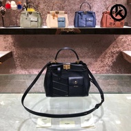 FENDI Ladies Bag Quality FENDI (FENDI) PEEKABOO Upgraded Version Cowhide Bag Body, Lining Pure Sheep