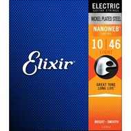 Elixir Strings 12052 Nanoweb Light Electric Guitar Strings