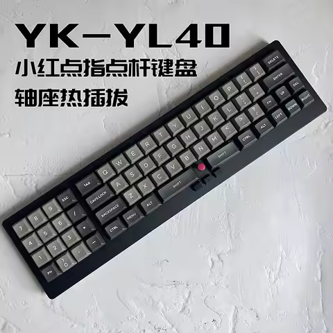 YK-YL40 Mechanical Keyboard Little Red Dotcustomized Hot Swap 40% Left Numeric Keyboard ThinkPad Poi