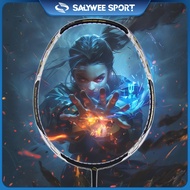 SALYWEE SPORT 4U Badminton Racket Full Carbon Fiber, training 26-28lbs, Offensive All-Around Racket