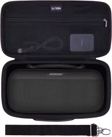 LTGEM Phone Case Compatible with Bose SoundLink Max Portable Bluetooth Speaker with Shoulder Strap, 