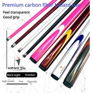 Carbon fiber 1/2 split carbon billiard cue 9.5MM/13MM English snooker black eight ball 16 color blac