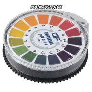 MAINAUSHUI6K 1/2 Rolls PH Test Paper Strip Roll, 5m/roll PH 0-14 Test Paper, Portable Litmus Alkalin