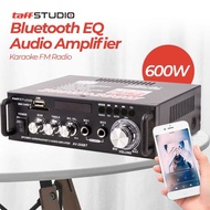 Bluetooth EQ Audio Amplifier Karaoke Home Theater FM 600W - AV-298BT - Black