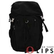 二手 Prada VZ0056 尼龍/皮革男士背包/日用背包，黑色 (NERO)