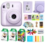 Fujifilm Instax Mini 12 Instant Film Camera, Fuji Instax Mini Film (20 Sheets), Fuji Rainbow Instant