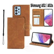 Casing Samsung A52 A52s Case Flip Magnet Cover Smartphone Cover