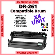DR261 Full Set DR-261CL Drum Compatible For Brother HL3140Cw 3150dcn 3170cdw DCP 9020cdn MFC 9140cdn