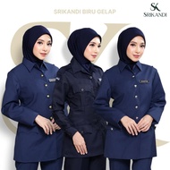 SriKandi Biru Gelap Tudung Polis Kastam Air Force