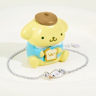 Sanrio學院Mix系列-Pompompurin布丁狗晶鑽純銀手鍊