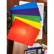 5-color handmade paper, B5 size, glued, with 3-volume combo