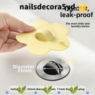 NAILSDECORA5YD Sink Drain Filter, 8x8CM(3.15x3.15in) Flower-shaped Washbasin Leak Plug, Easy To Use 