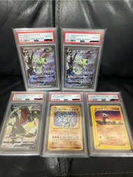 Pokemon PTCG PSA 10 Celebi Charizard Machamp Cubone Promo Vintage 日版 美品 寶可夢 鑑定
