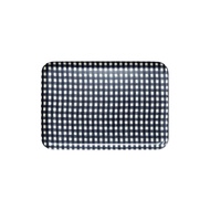 Fog Linen Work Linen Coated Tray (L) LXT001L F (Free) NAWC (Navy × White Check)