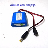 pin247 Khối pin 3s 12v làm nguồn UPS cho camera modum wifi chạy máy khoan... Pin 3s 12.6v có mạch bả