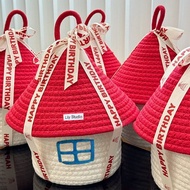 Storage Basket Box Cute Desktop Woven Large Capacity Birthday Gift Tanabata Wedding Creative Ornamen