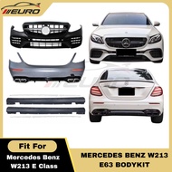 W213 Mercedes Benz E Class E200 E250 E300 AMG E63 Bodykit Front Bumper Side Skirt Rear Bumper