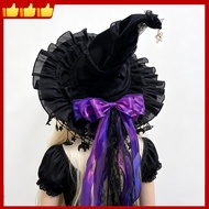 Detachable Gothic Witch Hat Gothic Witch Cosplay Hat Soft Tall for  Gothic Daily Outfit Theme Comic 