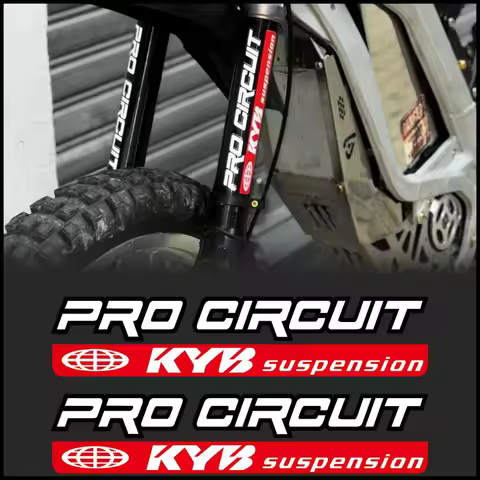 For KYB Racing Front Fork Reflective Shock Absorber Motorcycle Sticker Accessories Vinyl Waterproof 