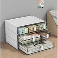 Multipurpose stacking storage Organizer Stationery drawer storage box, accessories, brushes, books, 