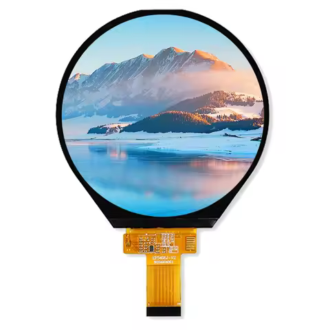 3.4 Inch Round TFT Display Module 800*800 IPS Full Viewing Angle HD LCD MIPI Interface JD9365 Driver
