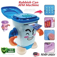 Dustbin Can ATM Machine with Fingerprint Tabung Simpanan ATM Password Safe Box Tabung Music Coin Ban