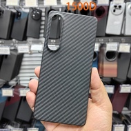 เคสโทรศัพท์บางเฉียบแบบคาร์บอนไฟเบอร์ Kevlar สำหรับ Sony Xperia 1 VII รุ่นที่ 7 ป้องกันการตกหล่น ป้อง