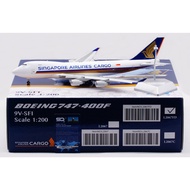 L2067FD Alloy Collectible Plane Gift SQ Wings 1:200 Singapore Airlines Cargo Boeing B747-400F Diecas