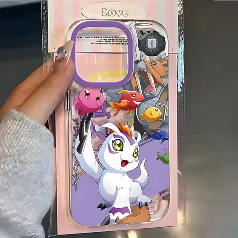 Cartoon Cute D-Digimons Phone Case For Xiaomi Redmi Note K60 15C 15 14 13 12 12C 11 10 13C 10X A5 K5