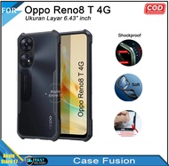 Case Oppo Reno 8T 4G Softcase Fusion Shockproof Transparan Casing