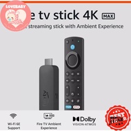 Amazon Fire TV Stick 4K Max gen2 2024 streaming device, supports Wi-Fi 6E, free & live TV