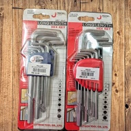 (READY STOCK) JTECH ALLEY KEY SPANNER SET CRV STEEL LONG HEX KEY HRC 56--61 GOOD QUALITY